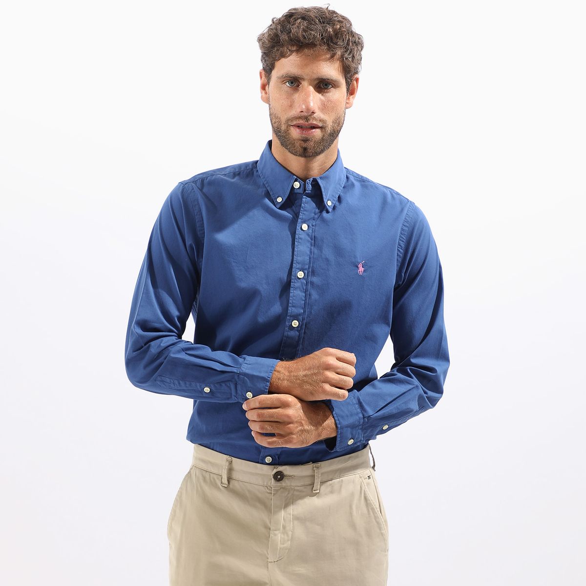 POLO RALPH LAUREN - Camisa 100% Algodón Slim Fit Hombre Polo Ralph Lauren 