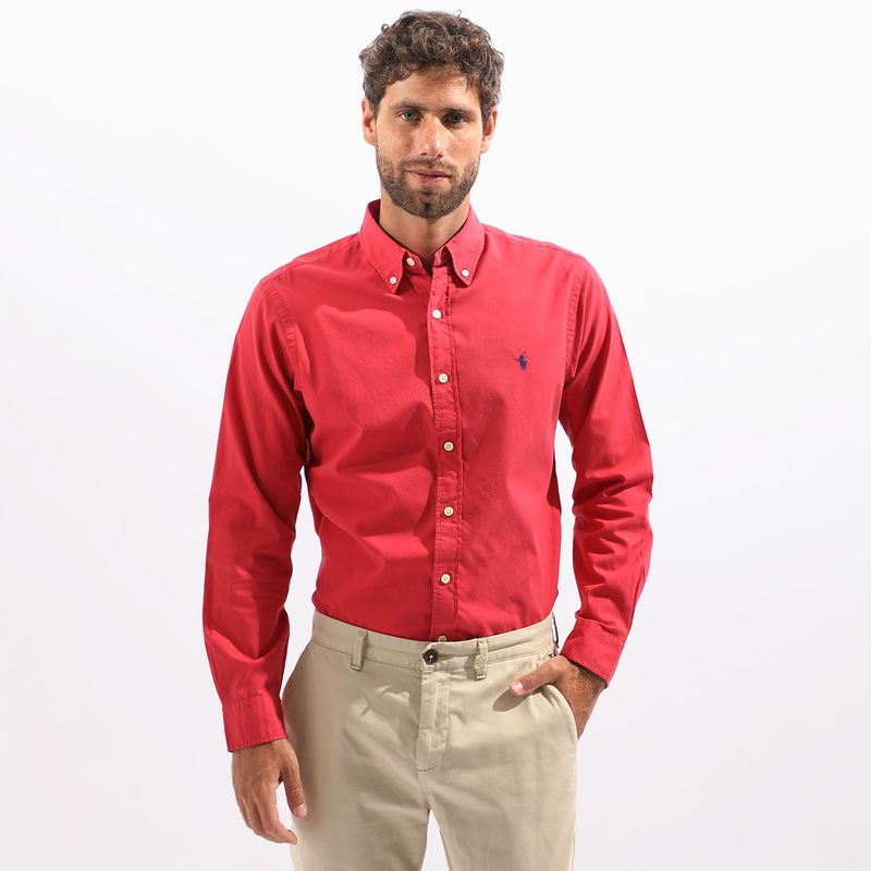 POLO RALPH LAUREN - Camisa 100% Algodón Slim Fit Hombre Polo Ralph Lauren 