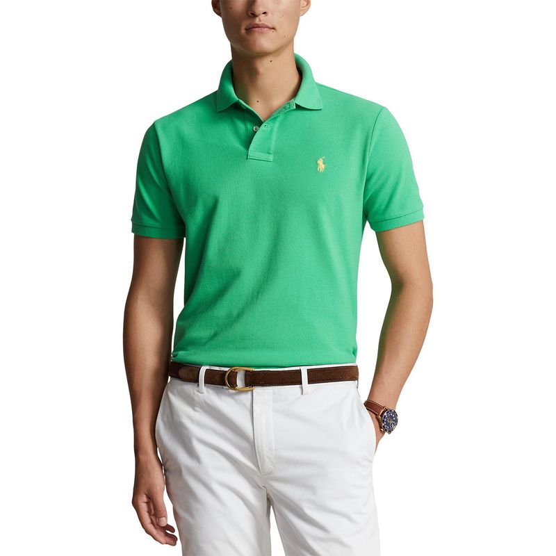 POLO RALPH LAUREN - Polo Manga Corta 100% Algodón Slim Fit Hombre Polo Ralph Lauren