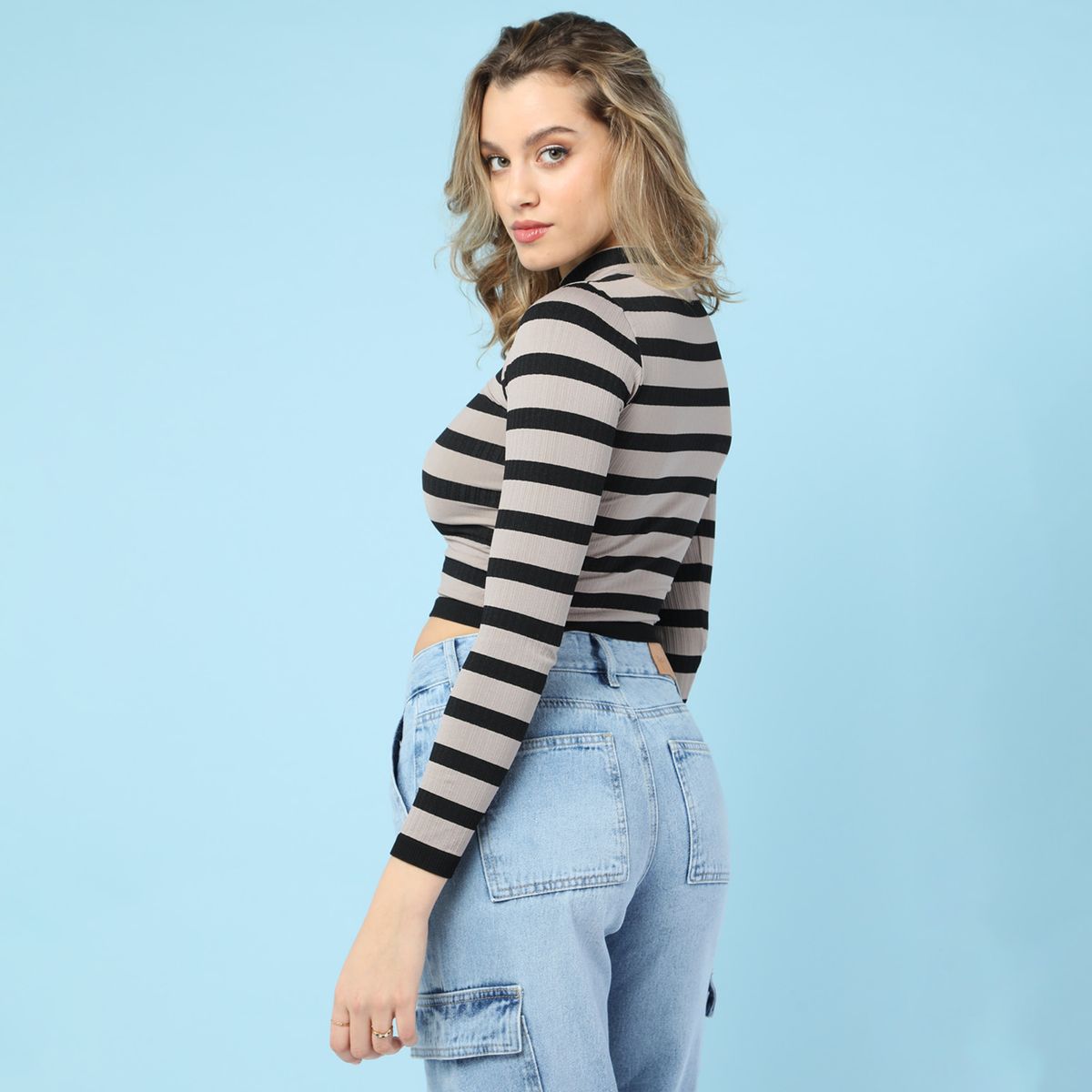 SYBILLA - Polo Manga Larga Mujer Sybilla