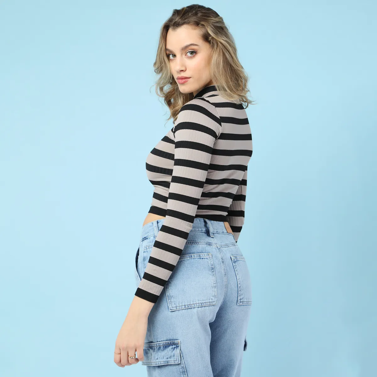 SYBILLA - Polo Manga Larga Mujer Sybilla