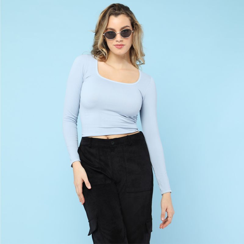 SYBILLA - Polo Manga Larga Mujer Sybilla