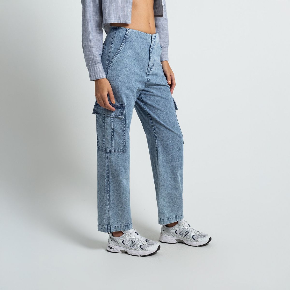 NAF NAF - Jean 100% Algodón Mujer Naf Naf