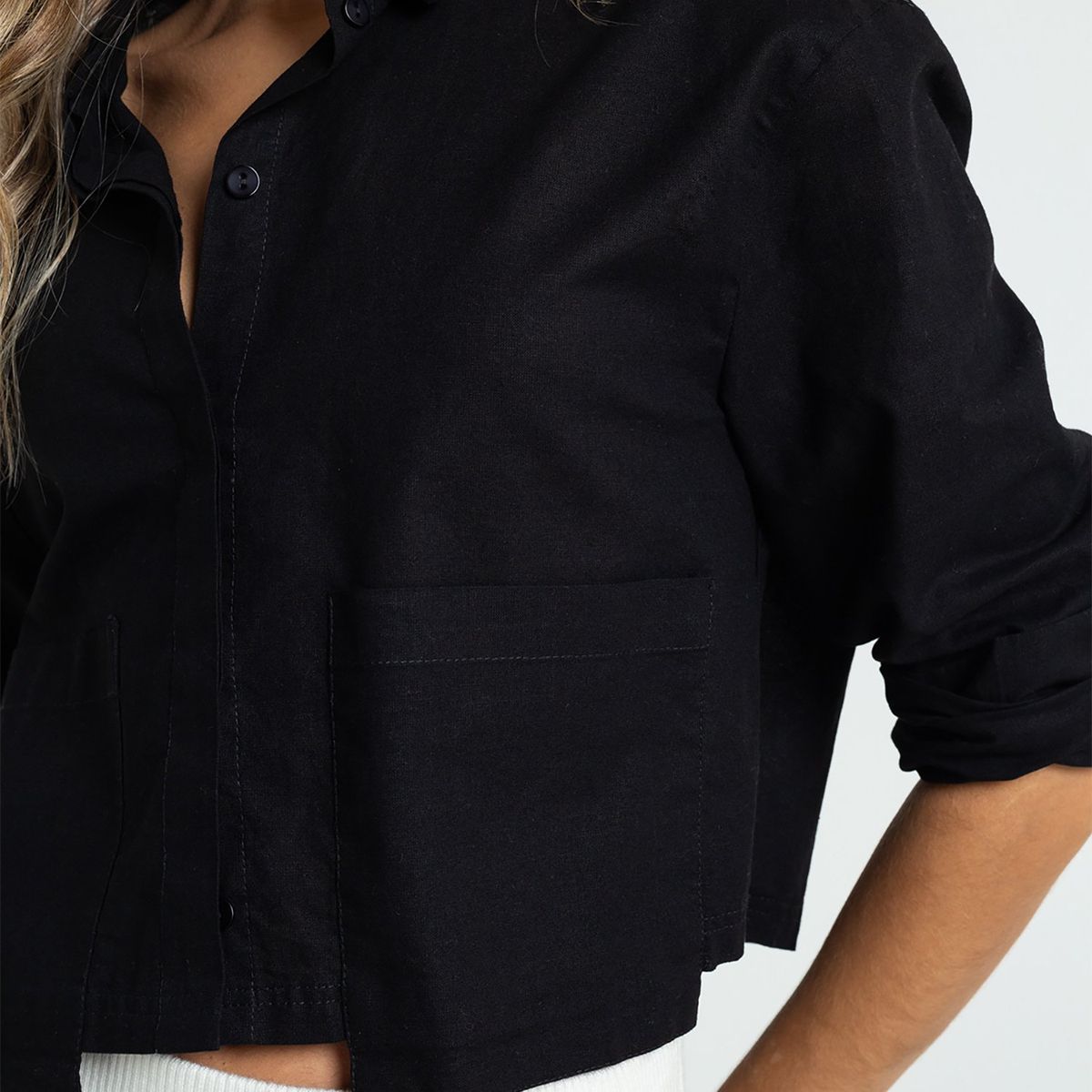 NAF NAF - Blusa Manga Larga Algodón Mujer Naf Naf