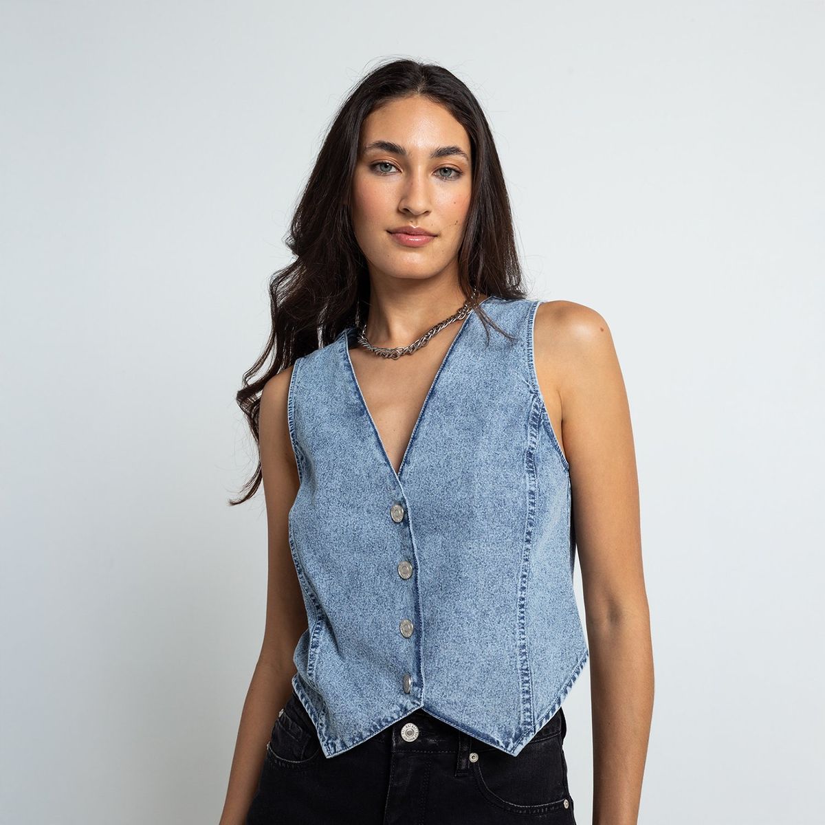 NAF NAF - Chaleco 100% Algodón Mujer Naf Naf