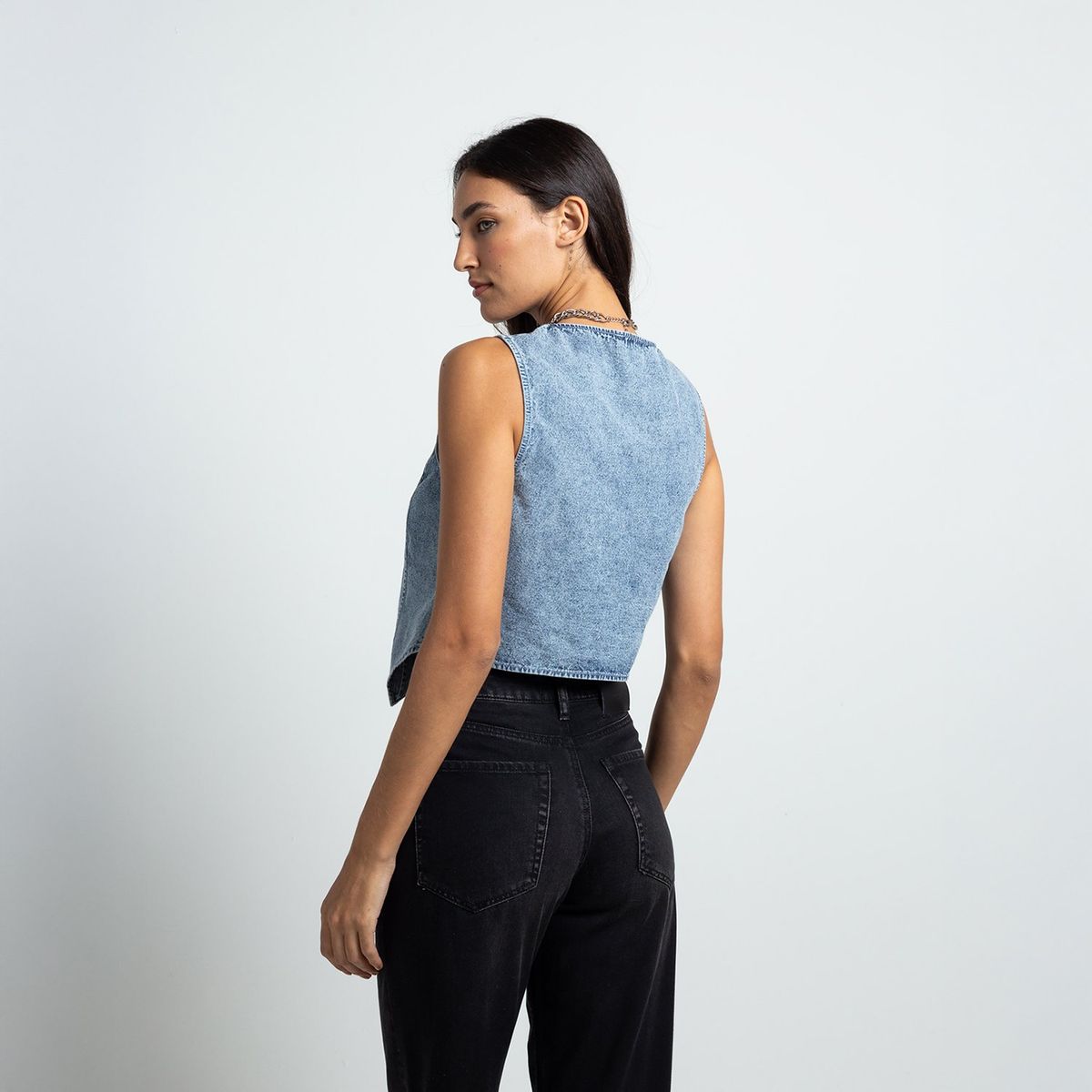 NAF NAF - Chaleco 100% Algodón Mujer Naf Naf