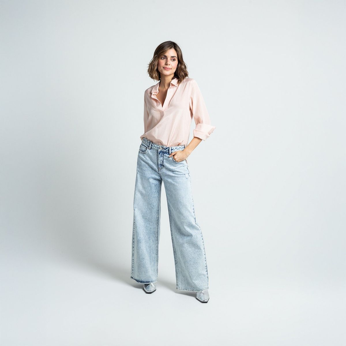 NAF NAF - Blusa Manga Larga Mujer Naf Naf