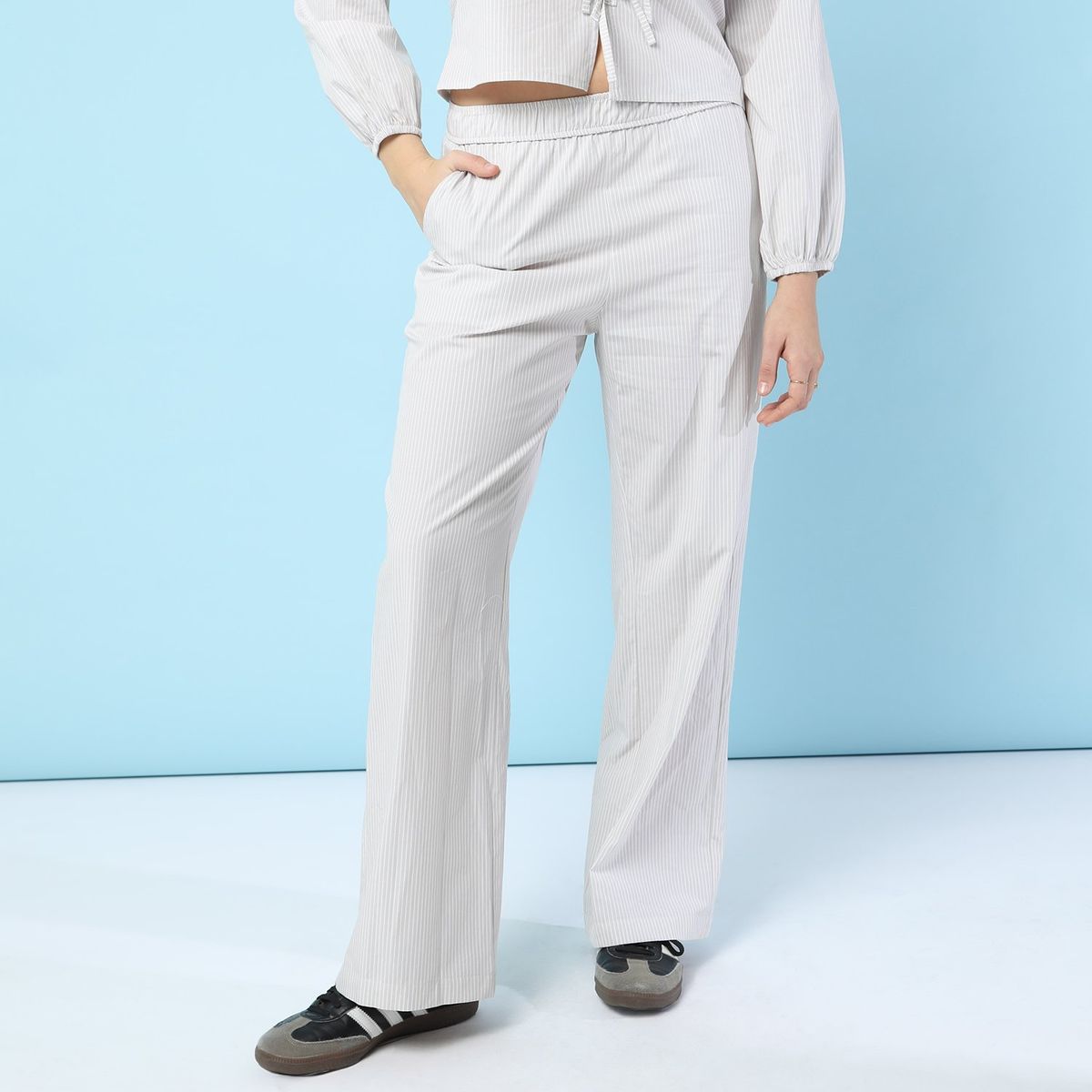 SYBILLA - Pantalón 100% Algodón Mujer Sybilla