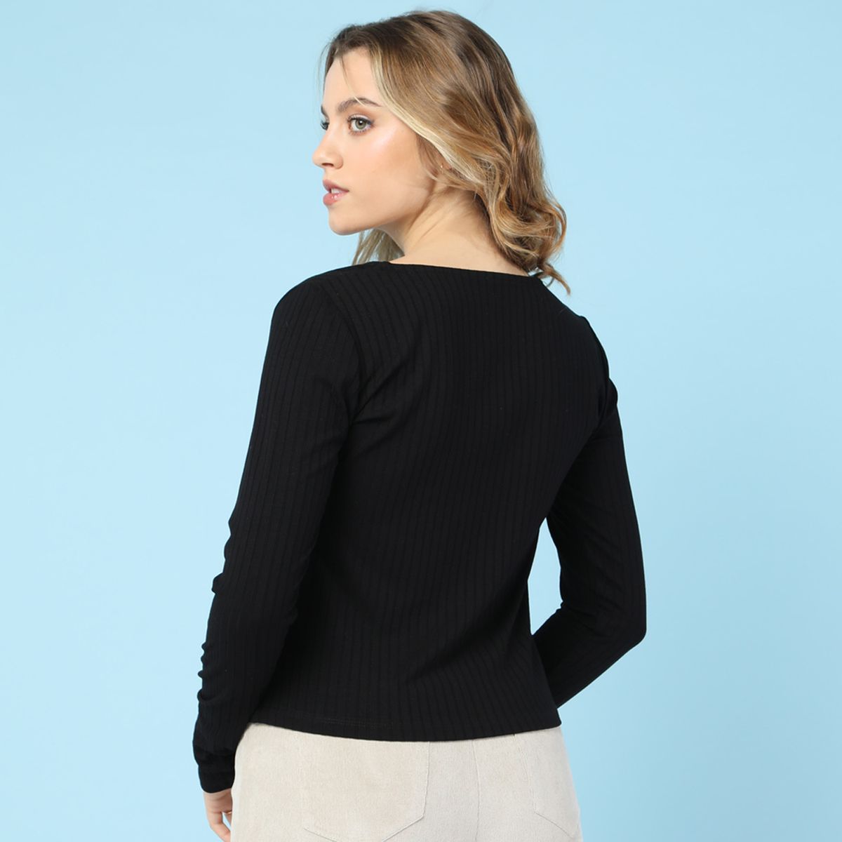 SYBILLA - Polo Manga Larga Mujer Sybilla