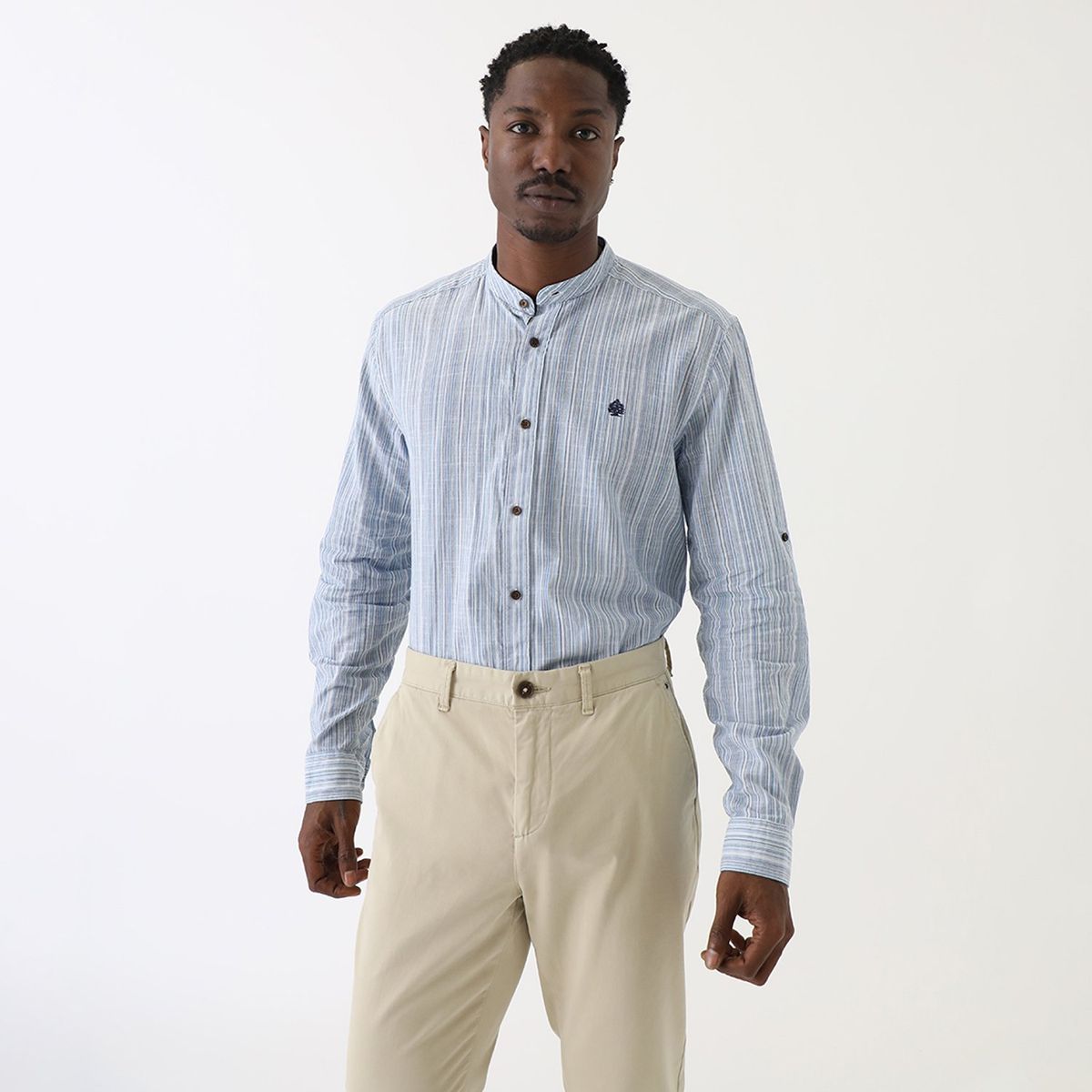 SPRINGFIELD - Camisa Manga Larga 100% Algodón Hombre Springfield