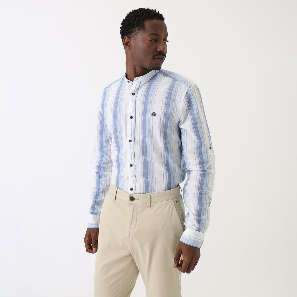 SPRINGFIELD - Camisa Manga Larga 100% Algodón Hombre Springfield