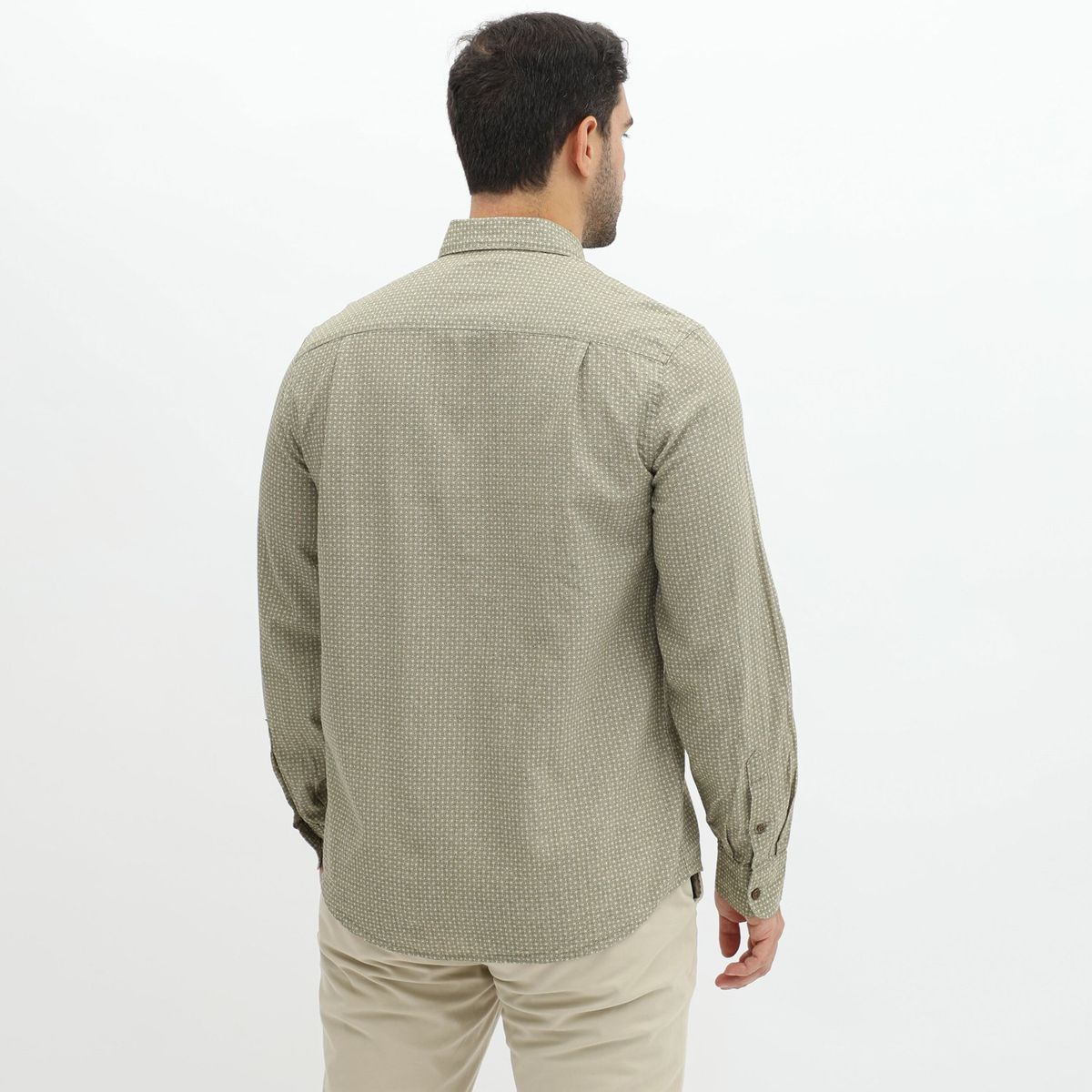 SPRINGFIELD - Camisa Manga Larga Lino Hombre Springfield