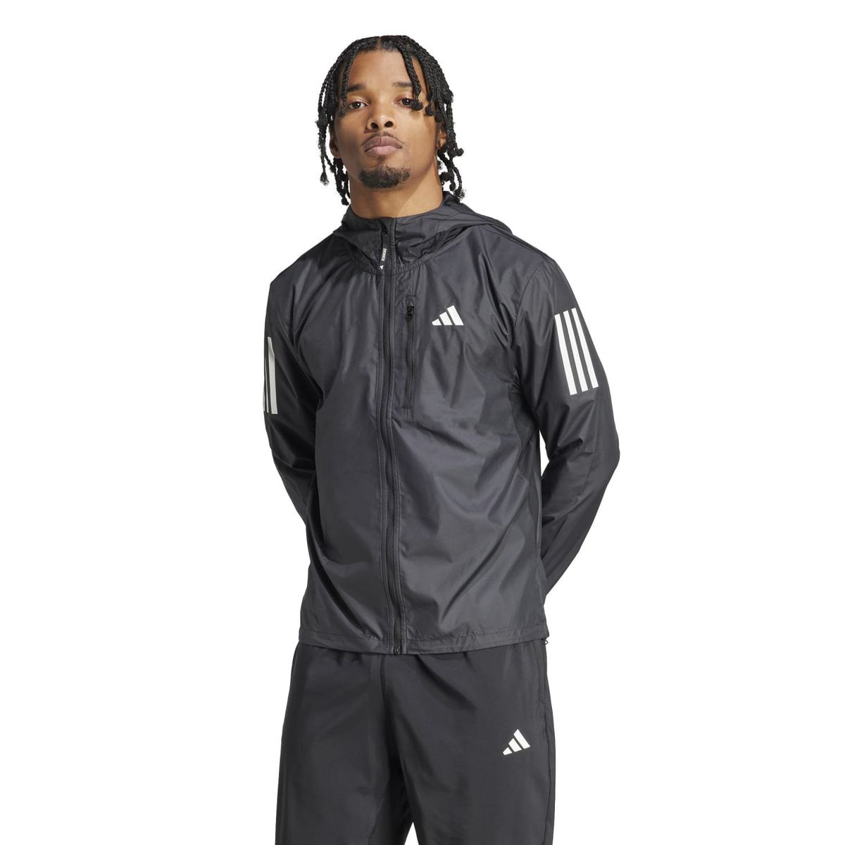 ADIDAS - Casaca Tipo Parka Running Hombre Adidas Own The Run