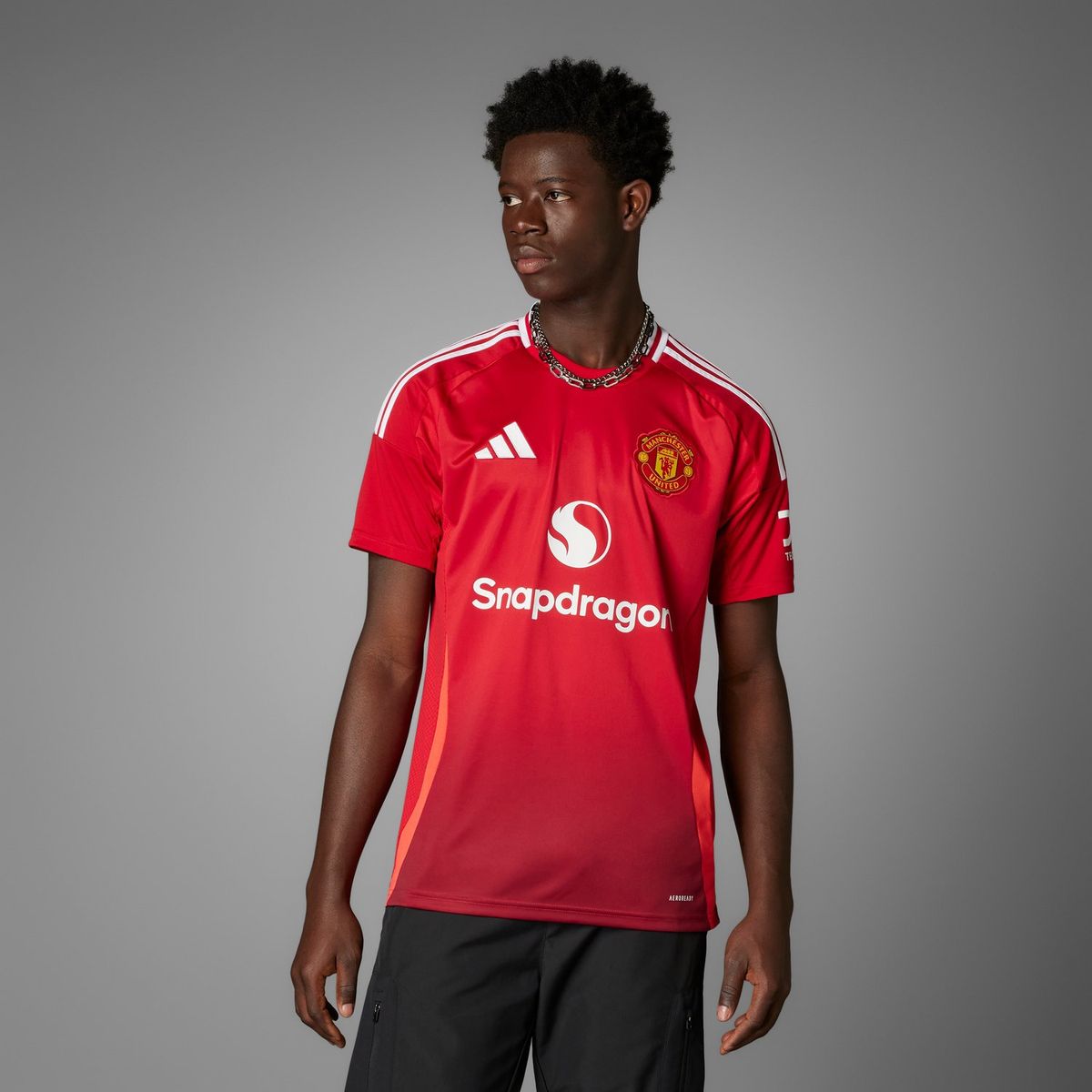 ADIDAS - Camiseta Oficial Fútbol Hombre Adidas Manchester United 24/25 -aeroready