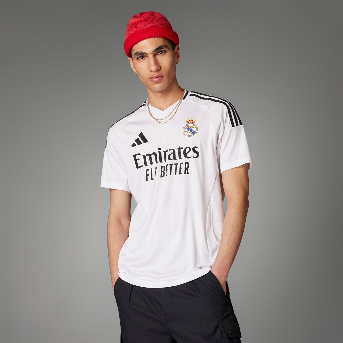 ADIDAS - Camiseta Oficial Home Fútbol Hombre Adidas Real Madrid 24/25 -aeroready