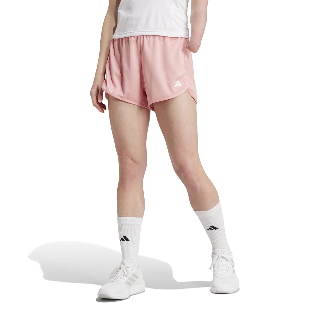 ADIDAS - Shorts Training Mujer Adidas Pacer Essentials - Tiro Alto -aeroready