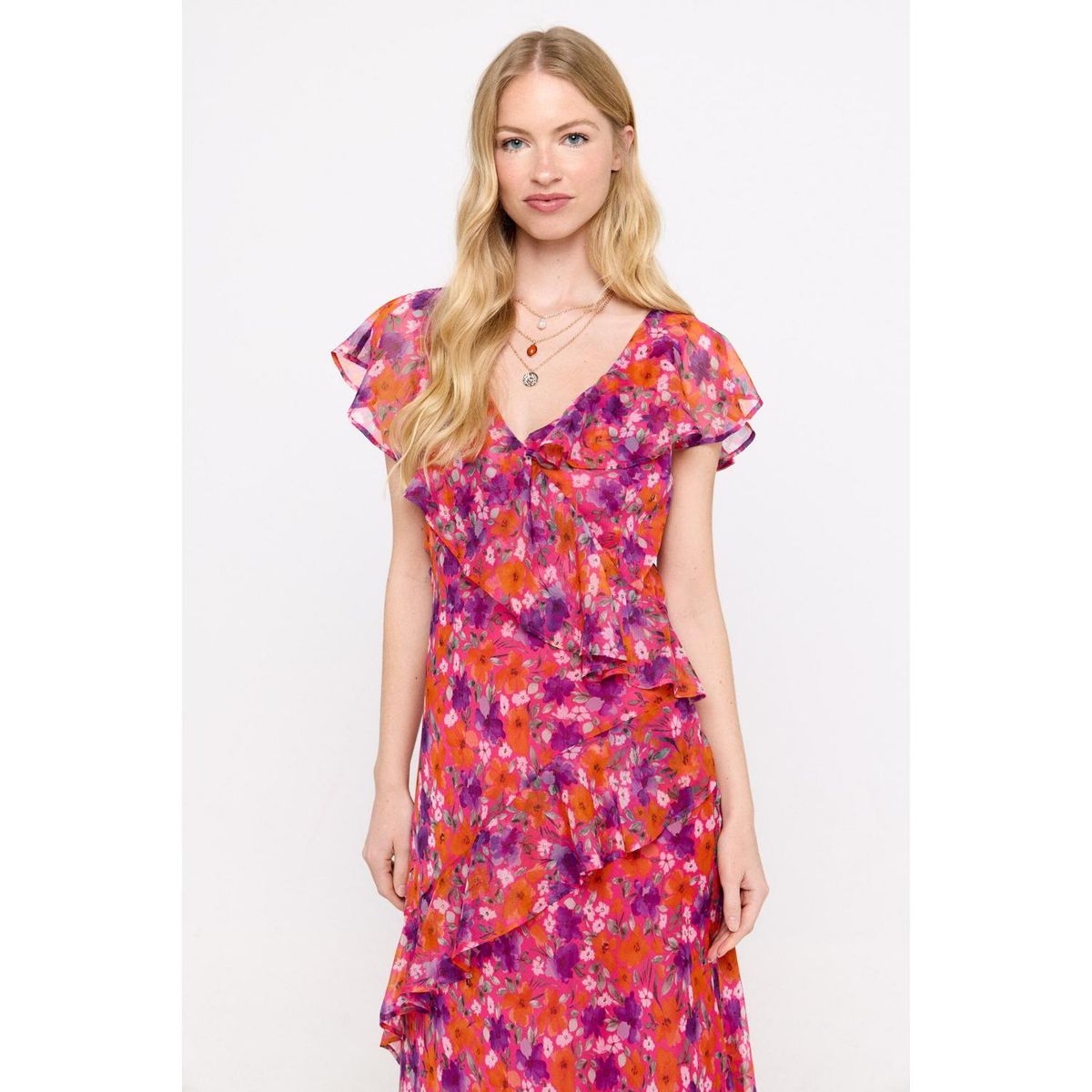 CORTEFIEL - Vestido Largo Mujer Cortefiel