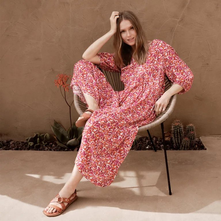 Vestido Largo Ropa De Cortefiel Mujer Fifty Factory Cortefiel