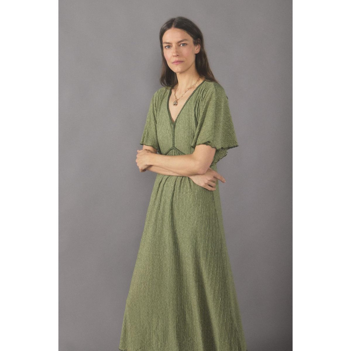 CORTEFIEL - Vestido Largo Mujer Cortefiel