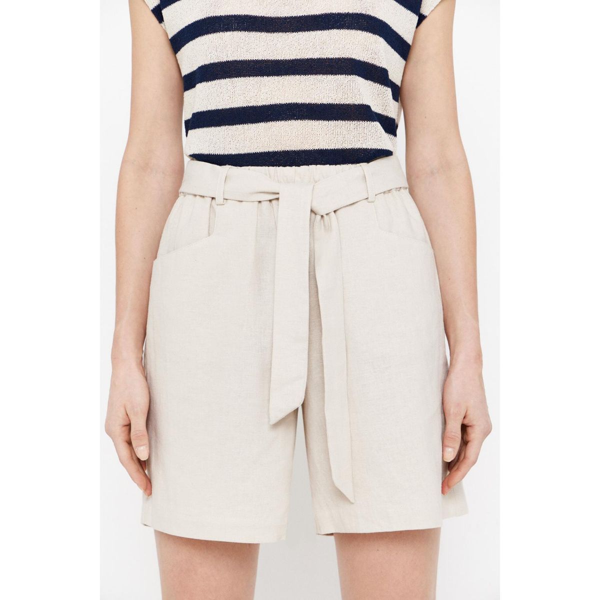 CORTEFIEL - Short Lino Mujer Cortefiel