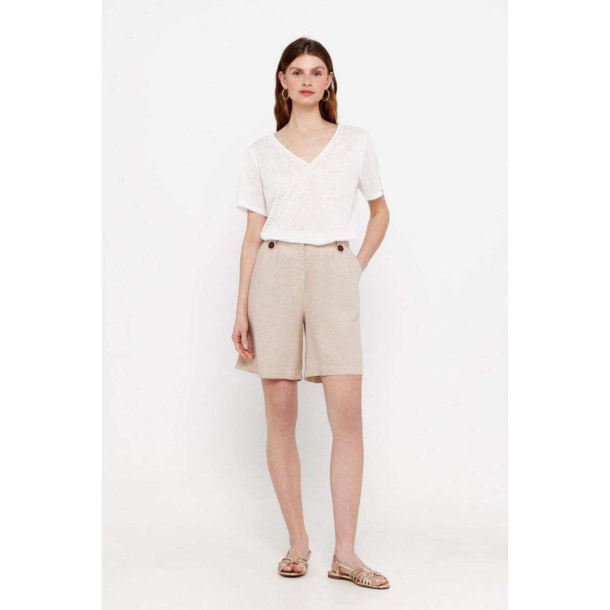 CORTEFIEL - Polo Manga Corta Mujer Cortefiel