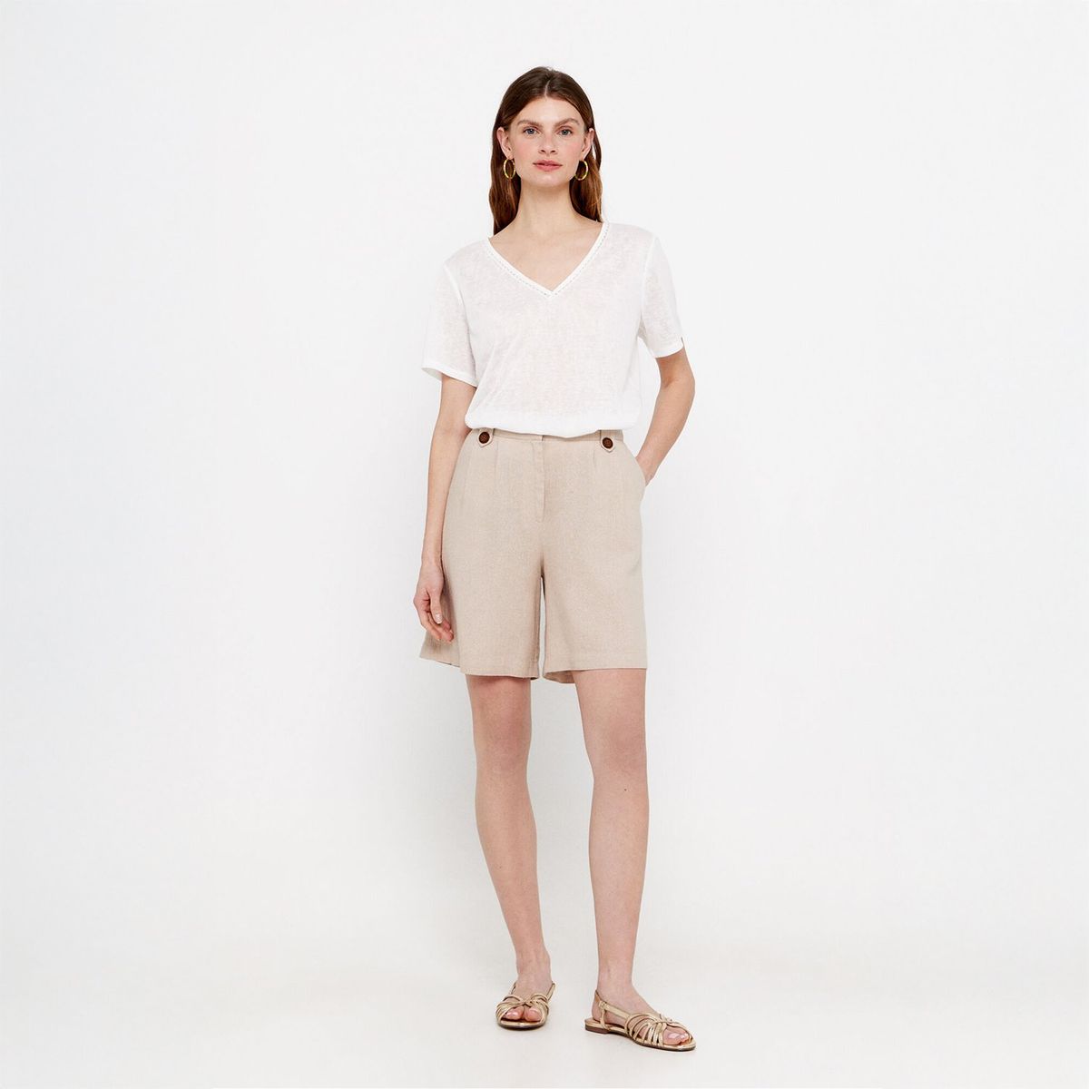 CORTEFIEL - Polo Manga Corta Mujer Cortefiel