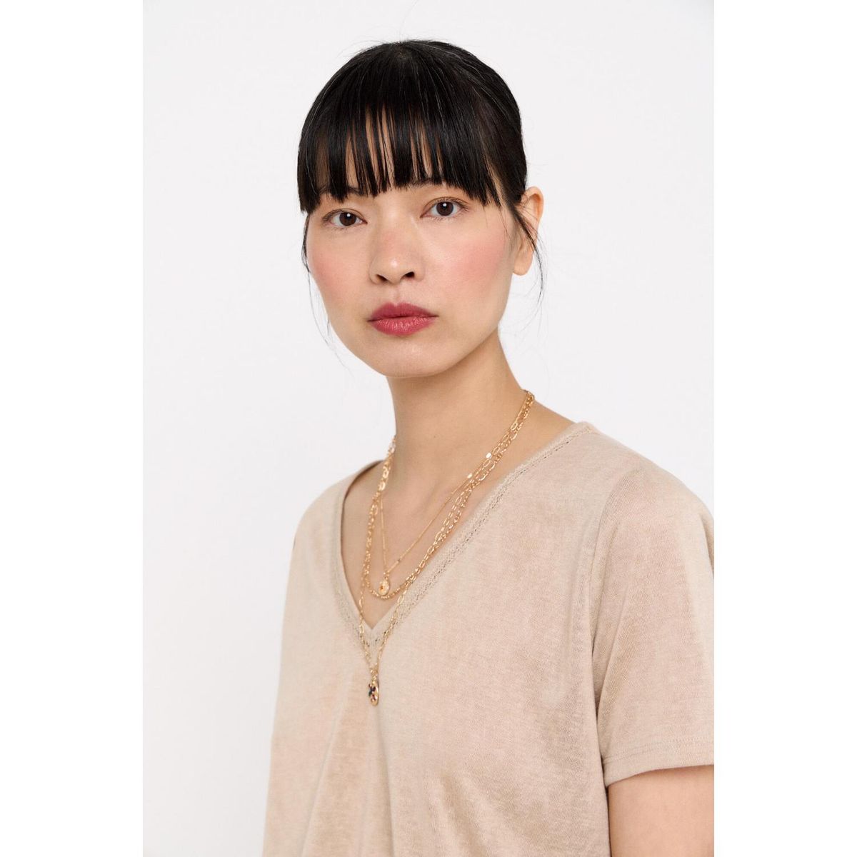 CORTEFIEL - Polo Manga Corta Mujer Cortefiel