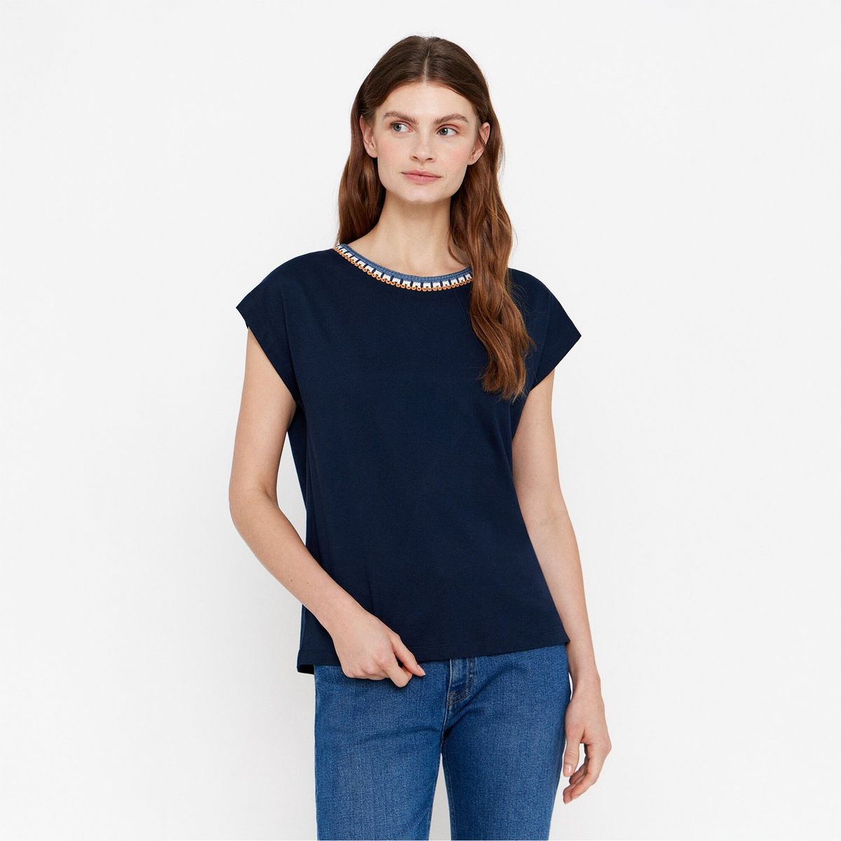 CORTEFIEL - Polo Manga Corta 100% Algodón Mujer Cortefiel