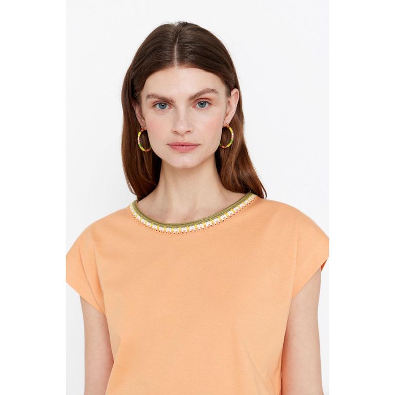 CORTEFIEL - Polo Manga Corta 100% Algodón Mujer Cortefiel