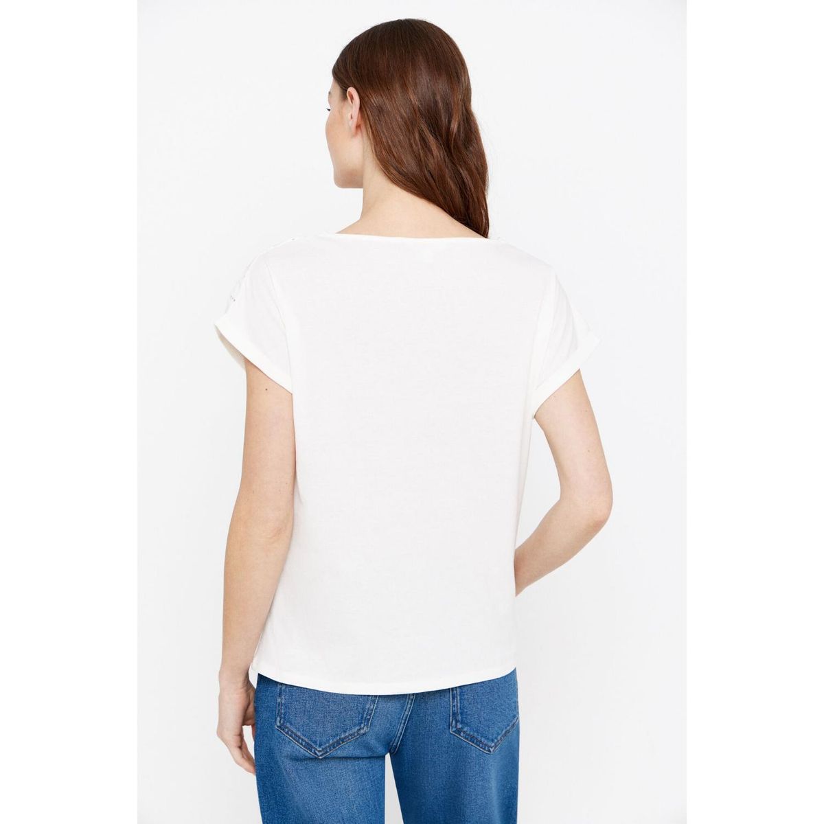 CORTEFIEL - Polo Manga Corta 100% Algodón Mujer Cortefiel