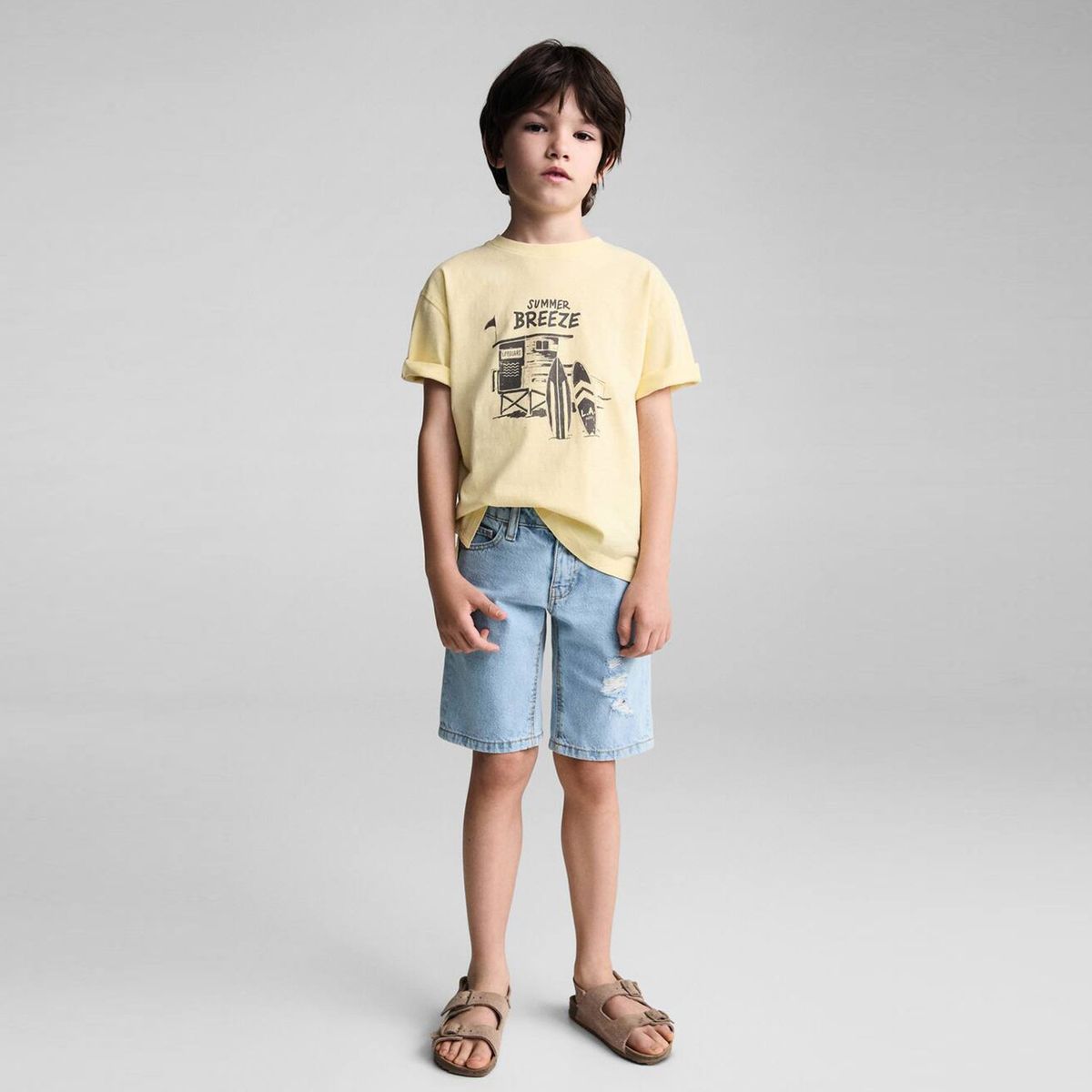 MANGO KIDS - Polo Niño Manga Corta Algodón Mango Kids