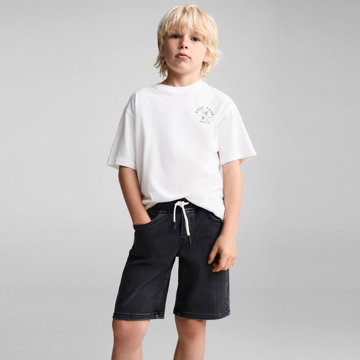 MANGO KIDS - Bermuda Niño Algodón Mango Kids