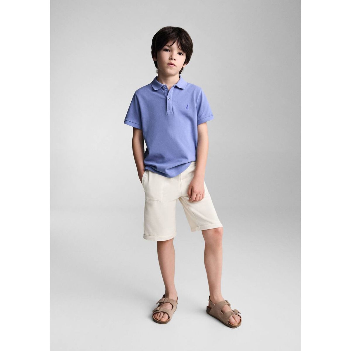 MANGO KIDS - Polo Niño Manga Corta Algodón Mango Kids