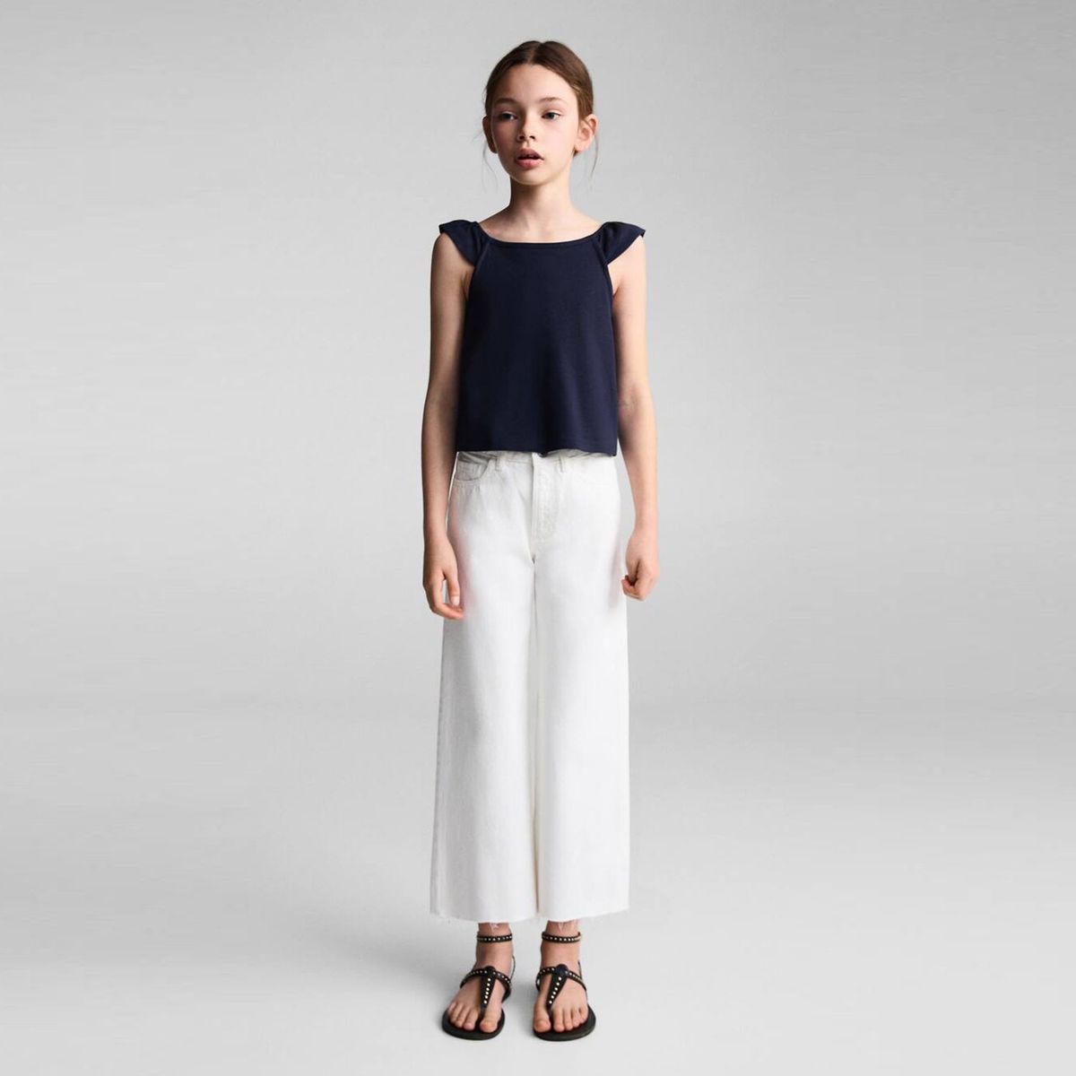 MANGO KIDS - Blusa Niña Sin Mangas Algodón Mango Kids