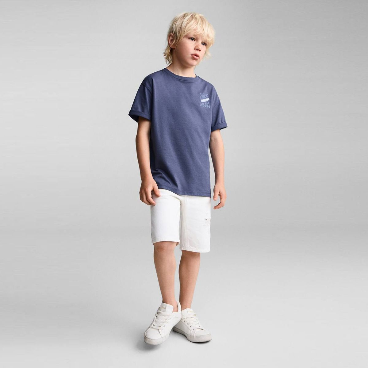 MANGO KIDS - Polo Niño Manga Corta Algodón Mango Kids