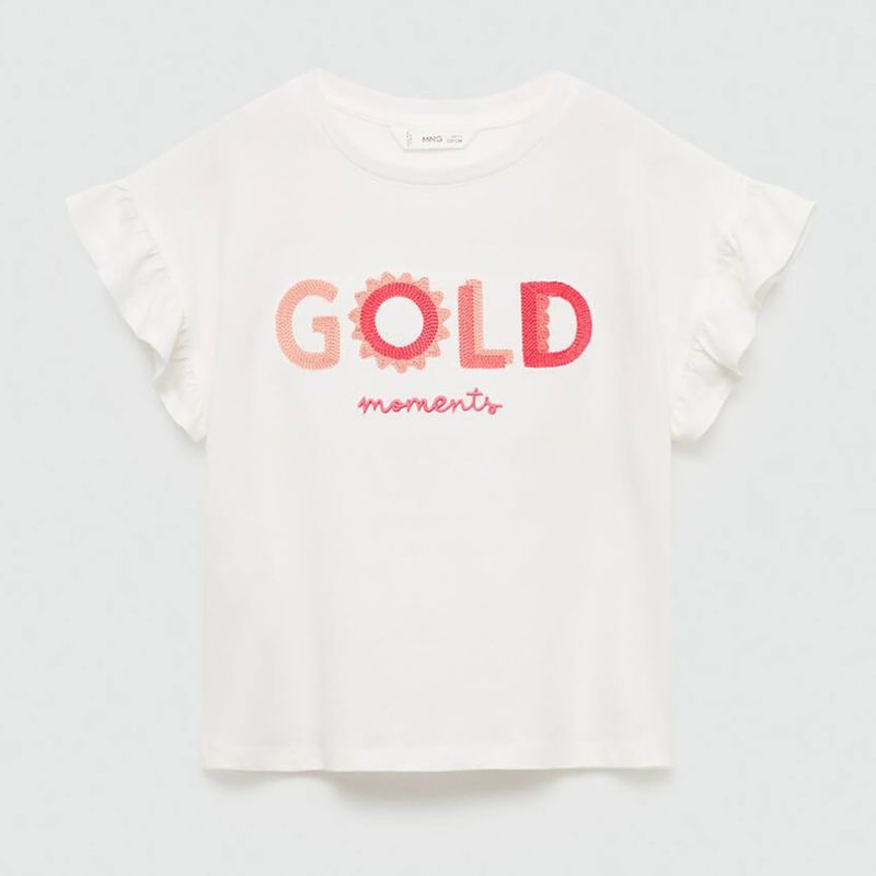 MANGO KIDS - Polo Niña Manga Corta Algodón Mango Kids