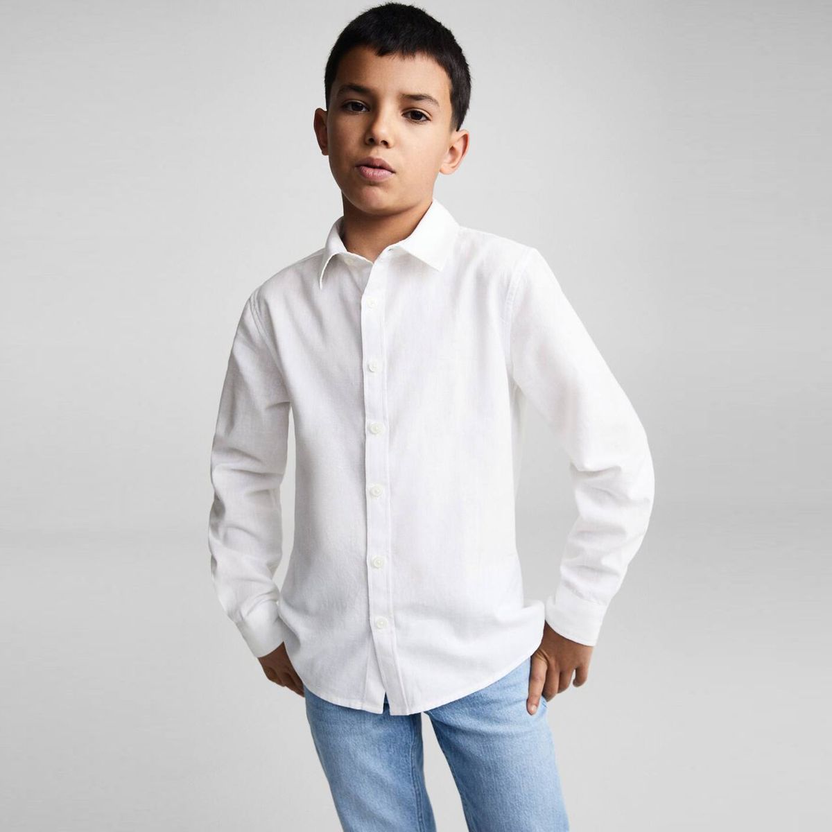 MANGO KIDS - Camisa Niño manga Larga Algodón Looney Tunes por Mango Kids