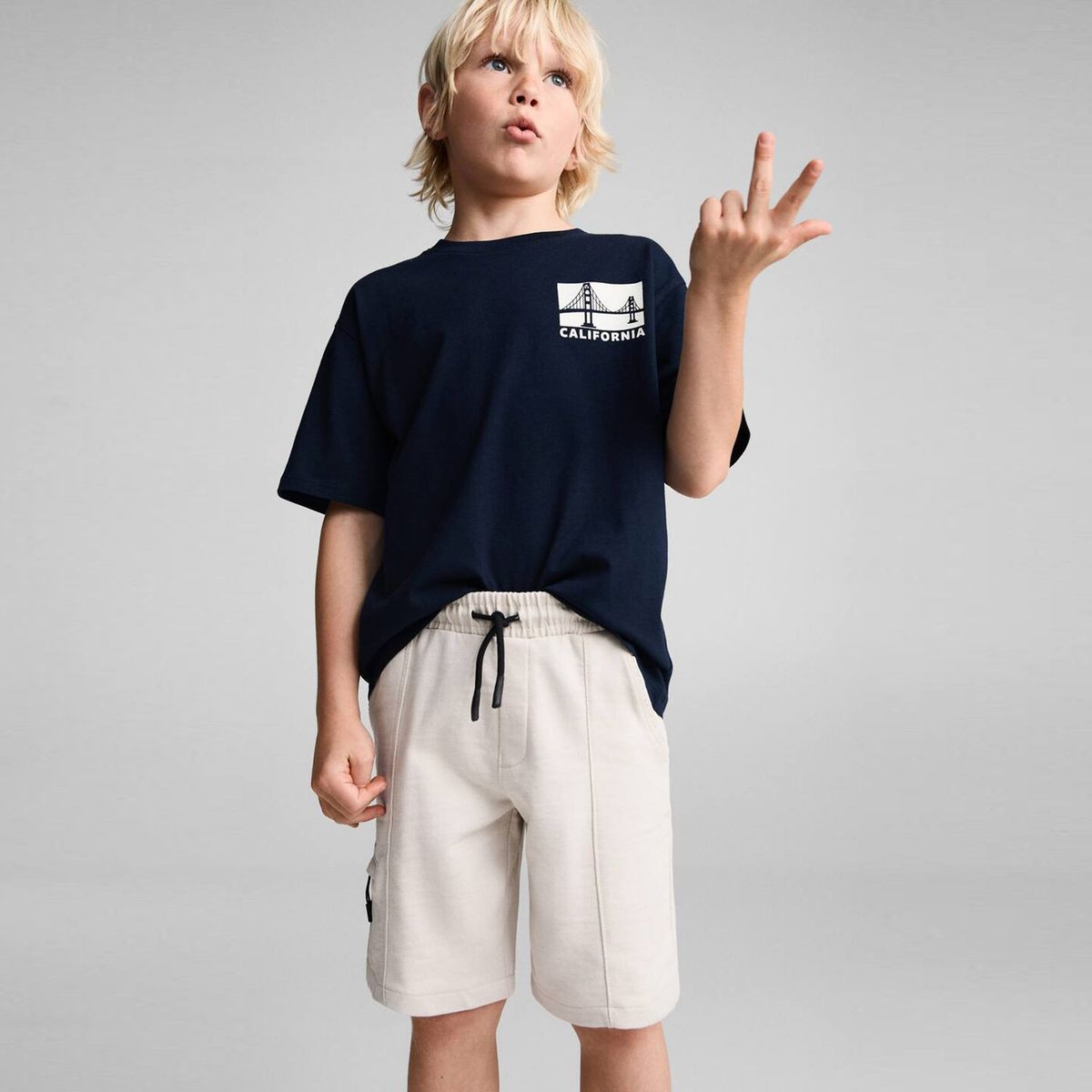 MANGO KIDS - Bermuda Niño Algodón Mango Kids