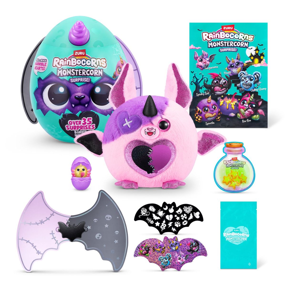 RAINBOCORNS - Peluche Monstruo Sorpresa Rainbocorns