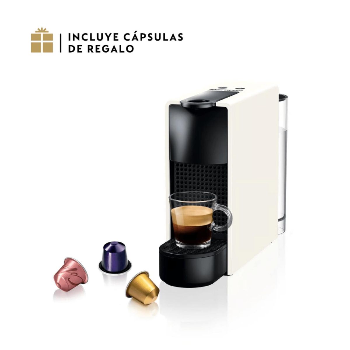 NESPRESSO - Cafetera Nespresso Essenza Mini Blanca