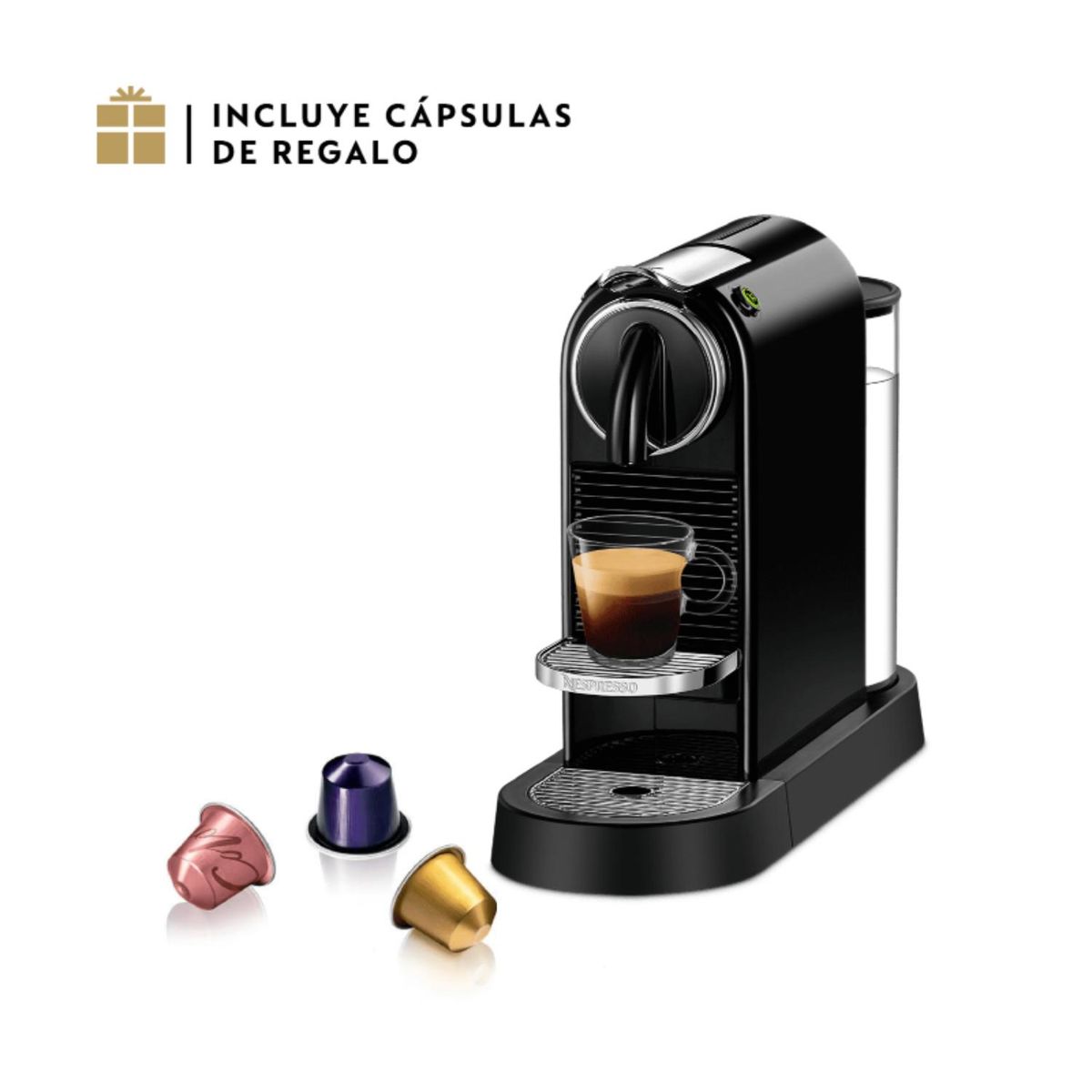 NESPRESSO - Cafetera Nespresso Citiz Negra