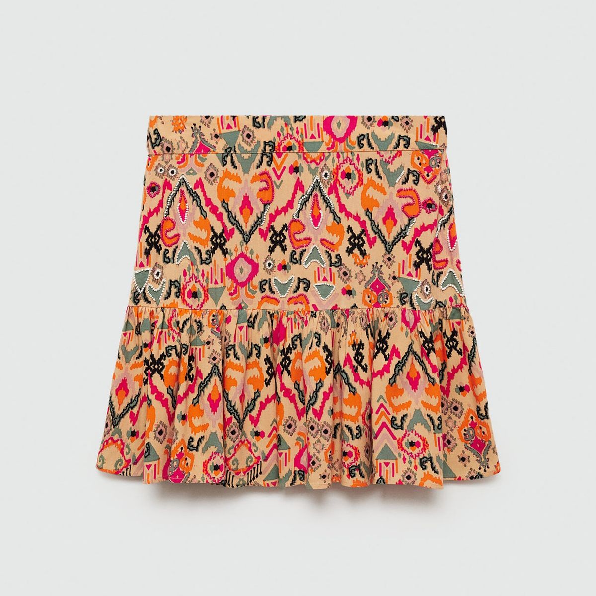 MANGO TEEN - Falda Corta Mujer Mango