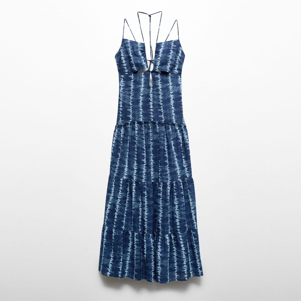 MANGO TEEN - Vestido Largo 100% Algodón Mujer Mango