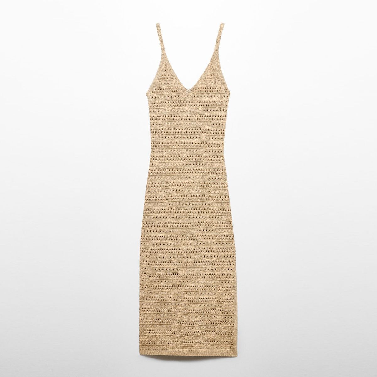 MANGO TEEN - Vestido Largo Algodón Mujer Mango