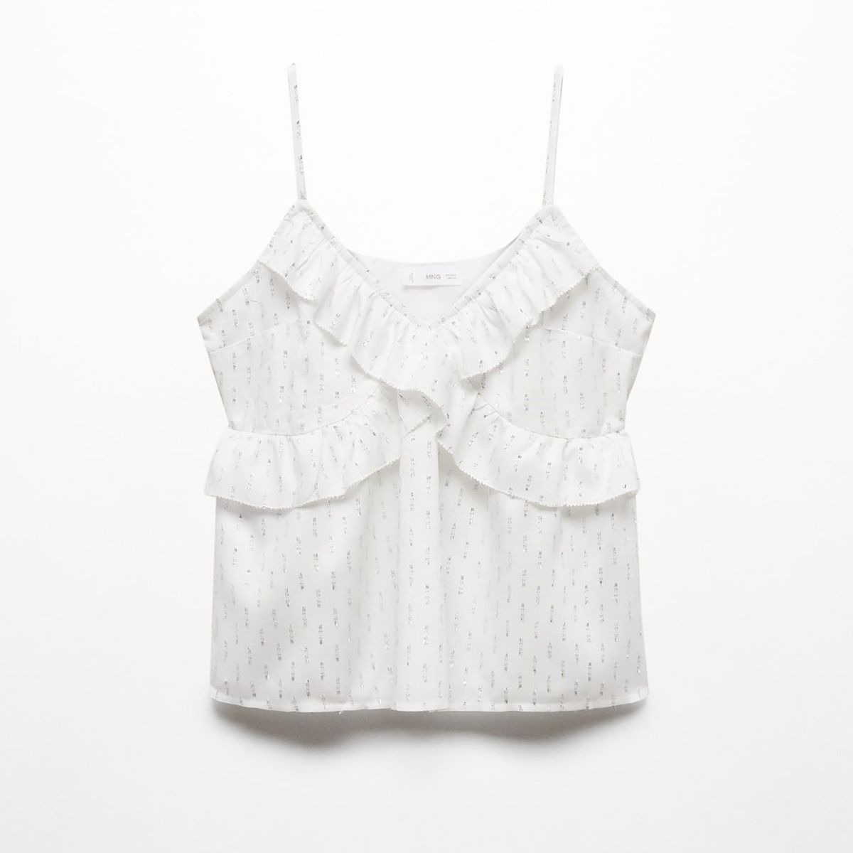 MANGO TEEN - Blusa Sin Mangas Mujer Mango