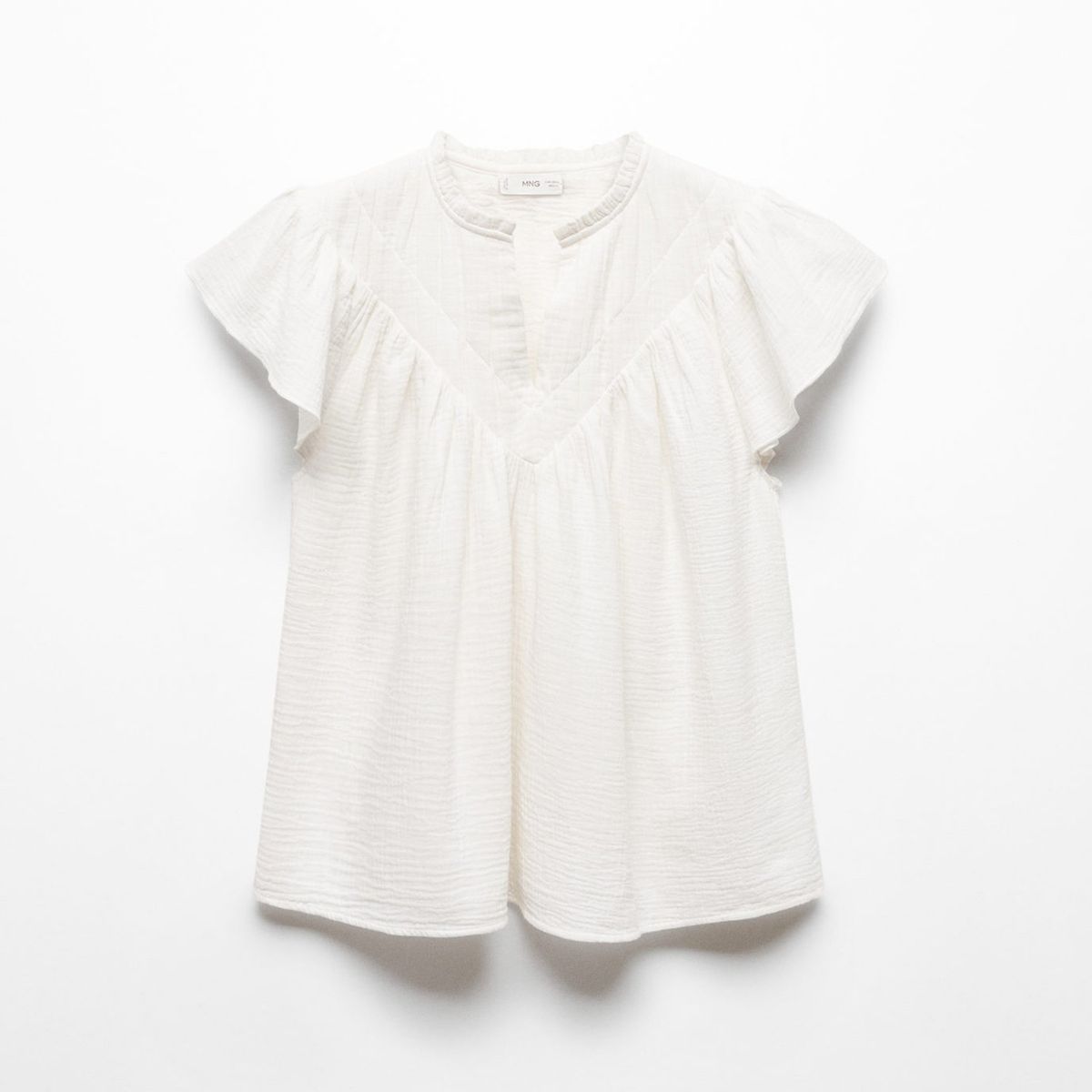 MANGO TEEN - Blusa 100% Algodón Mujer Mango Teen