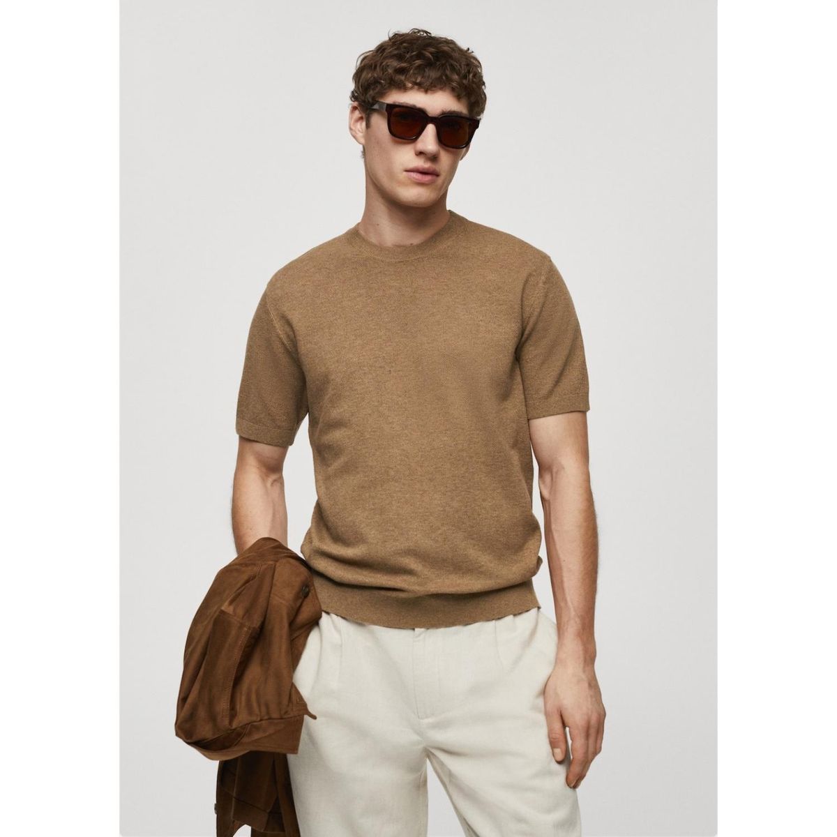 MANGO - Polo Algodón Hombre Mango