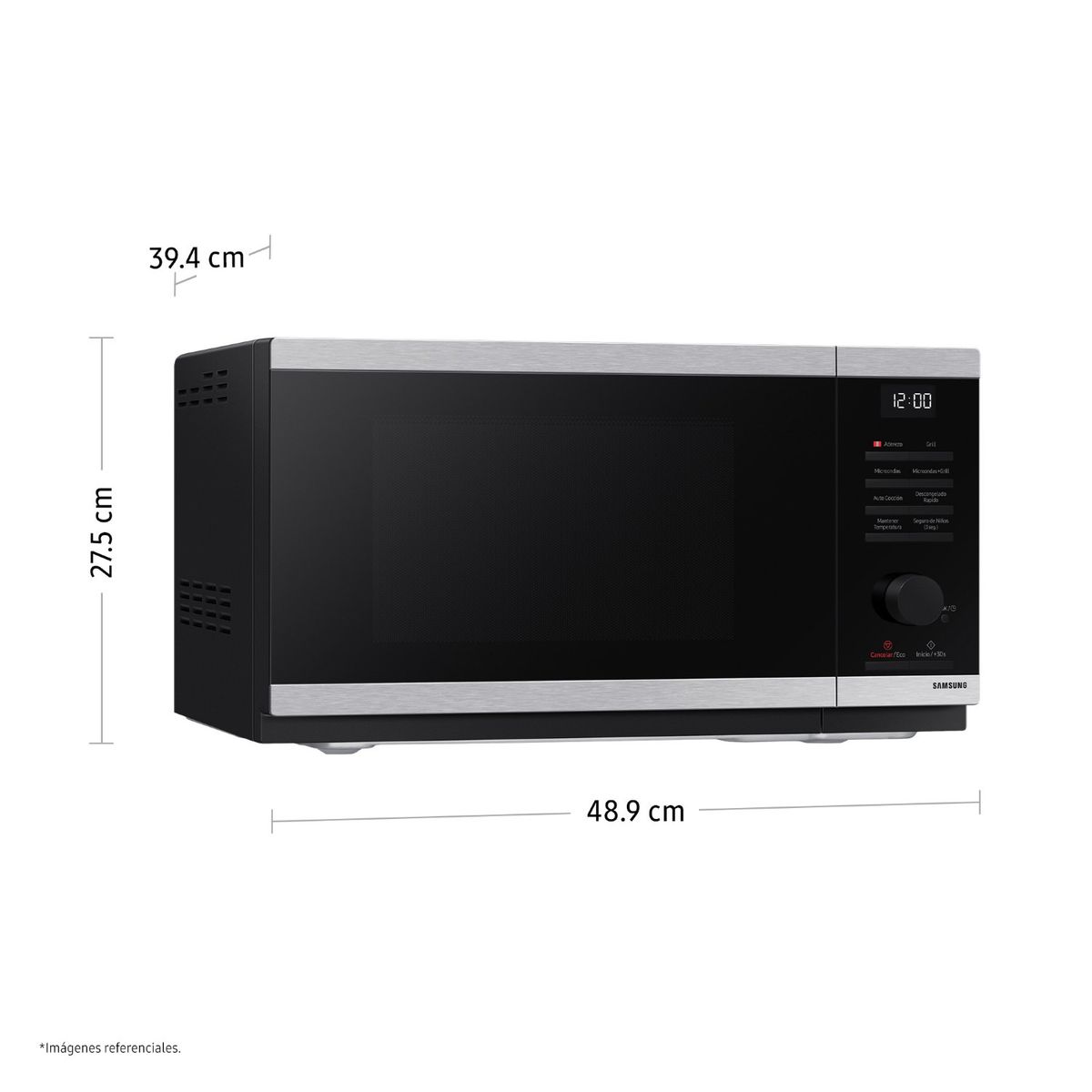 SAMSUNG - Horno Microondas Cheff Samsung 23L MG23DG4524ATPE con Dorador