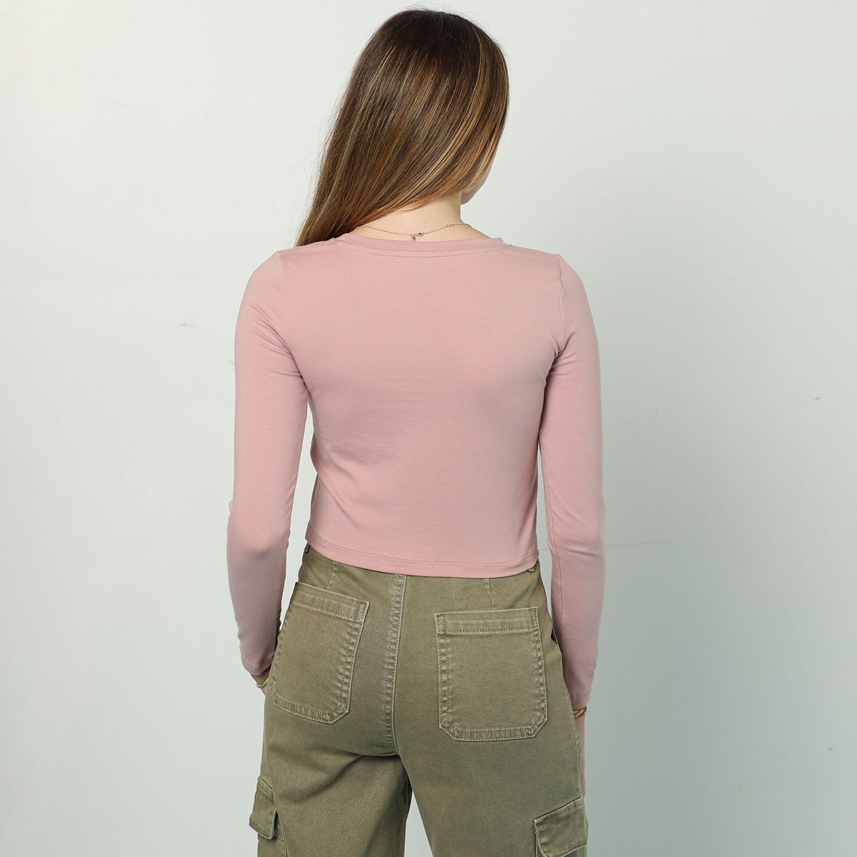 AMERICAN ABBEY - Polo Manga Larga Algodón Mujer American Abbey