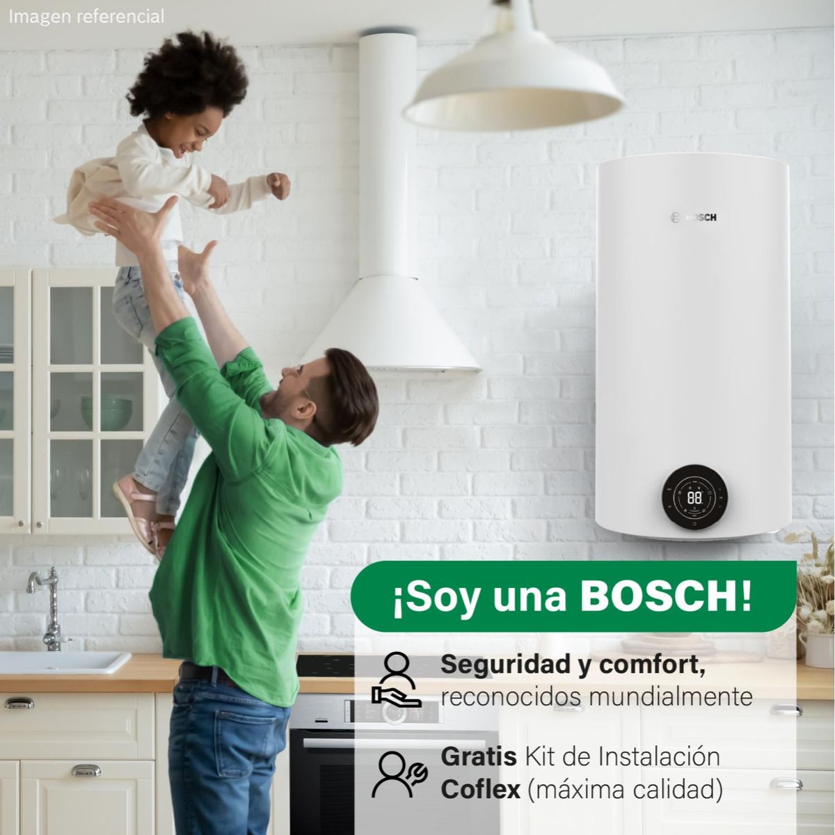 BOSCH - Terma Eléctrica Bosch SmarTank 80L + Kit de Instalación
